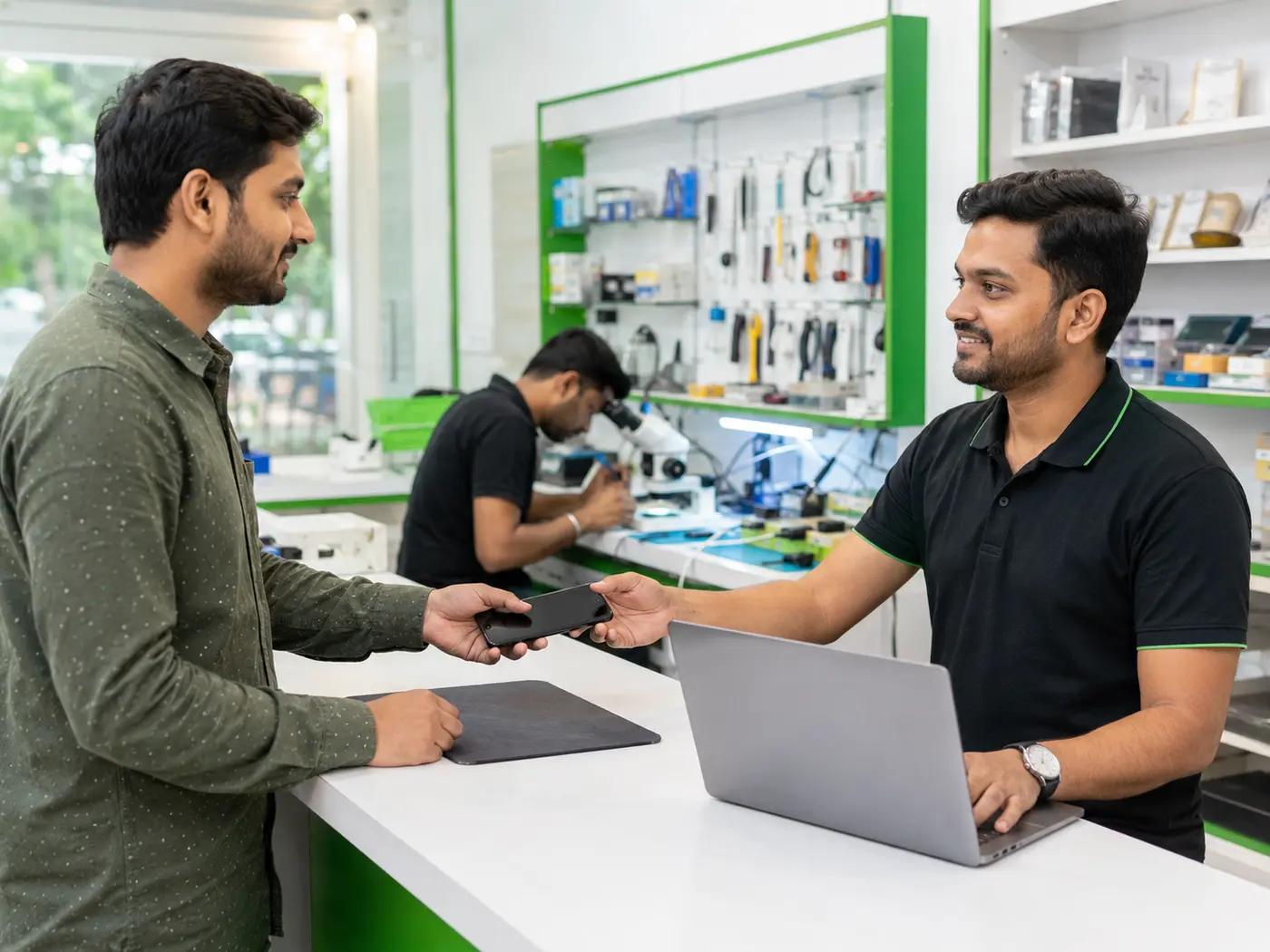 Technician Busy Hai… Ya Productive? for Indian repair businesses