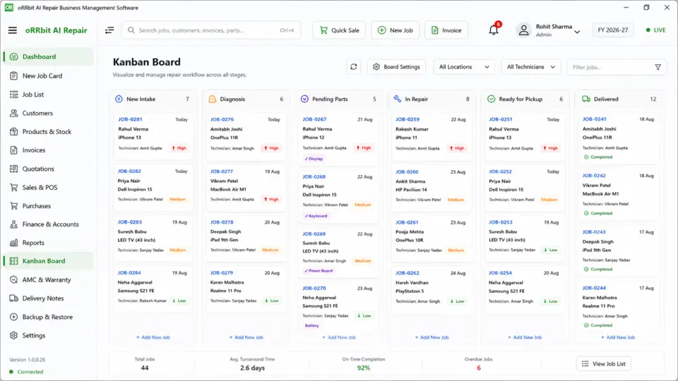 oRRbit AI Repair complete demo video preview showing the repair workflow